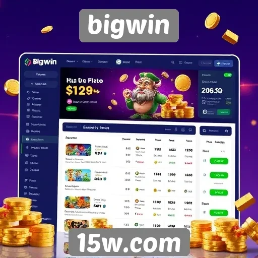 Interface do usuário do Bigwin é fácil de navegar